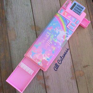 Pink Unicorn Pencil Case